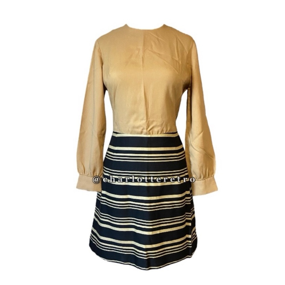 vtg Mod Long Sleeve Dress